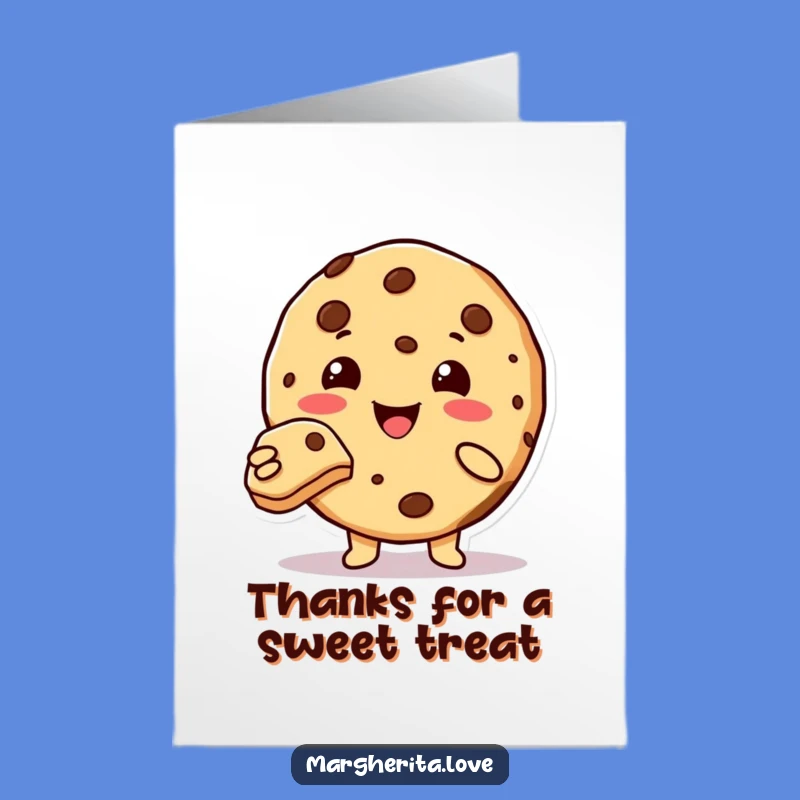 Free Printable Thank You Card: Cookie's Generous Bite Offer, Downloadable Gift