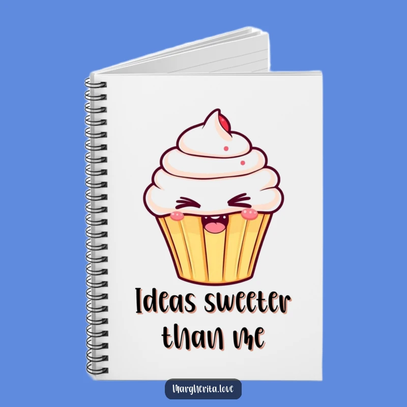 Funny Cupcake Notebook: Jot Down Ideas with a Wink and a Smile