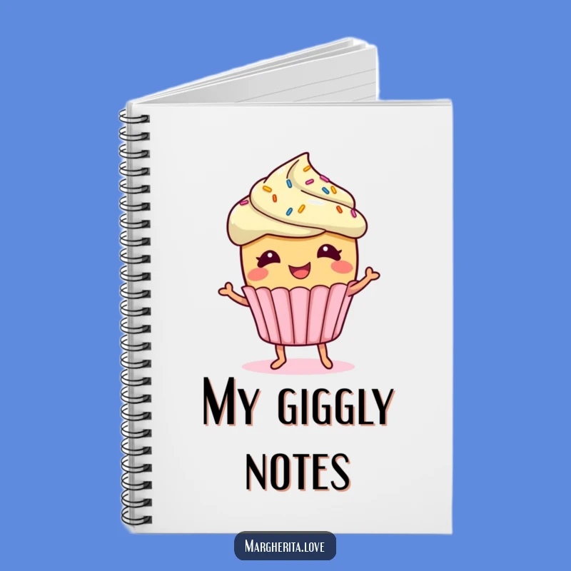 Funny Giggling Cupcake Notebook: Jot Down Ideas In This Sprinkled Journal Gift