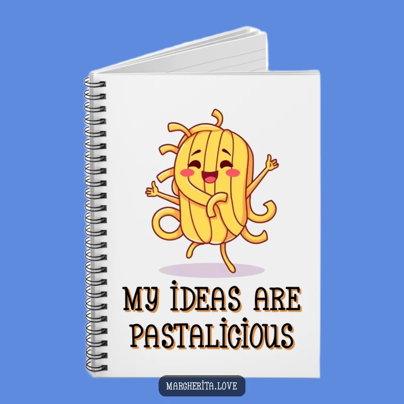 Funny Pasta Dance Notebook: Jot Down Ideas with a Smile