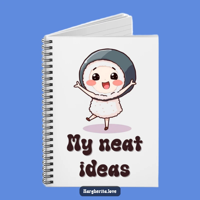 Funny Sushi Pirouette Notebook: Jot Down Ideas with Grace