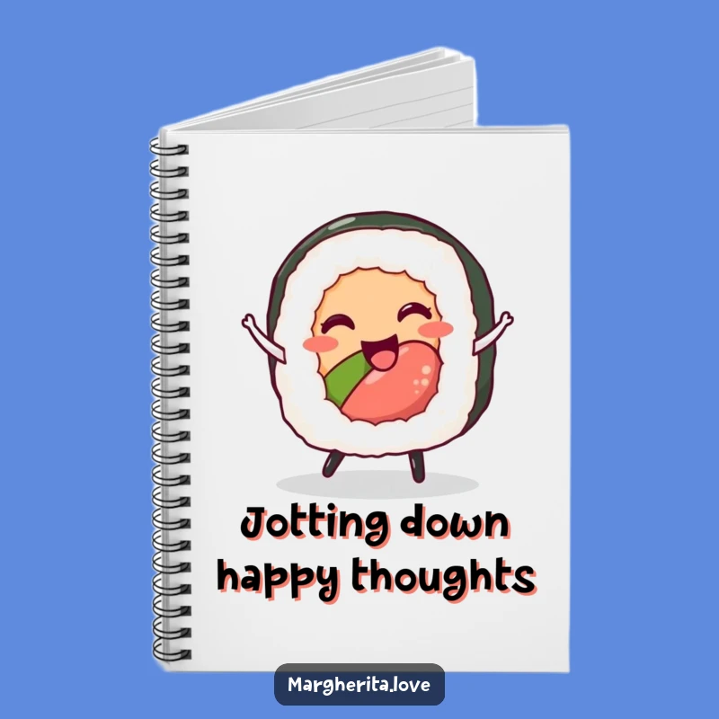 Funny Sushi Roll Dance Notebook: Jot Down Ideas with Delightful Flair