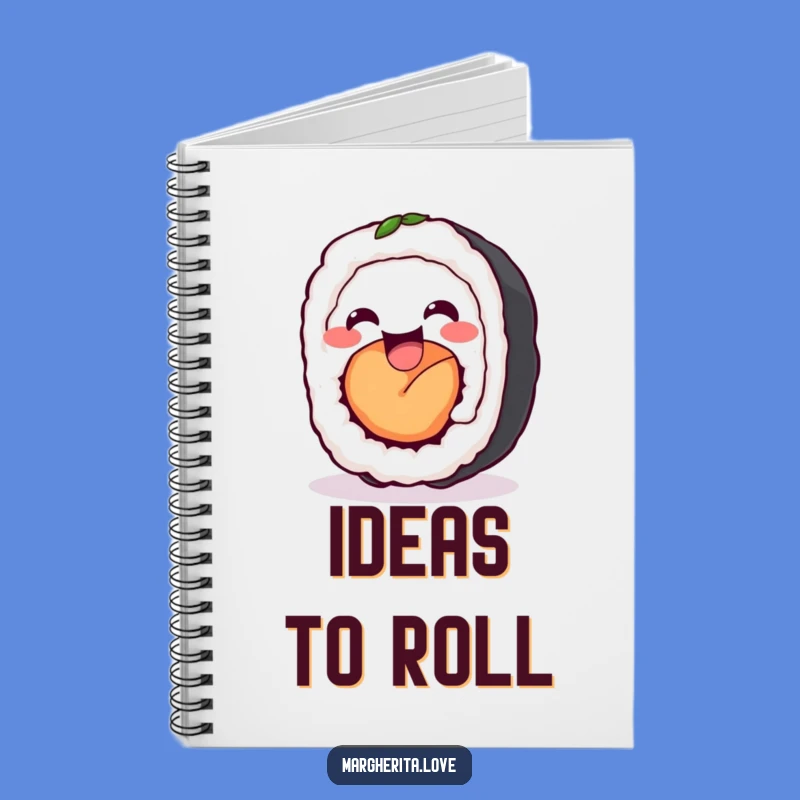 Funny Sushi Roll Wiggle Notebook: Jot Down Happy Thoughts with This Hilarious Journal!