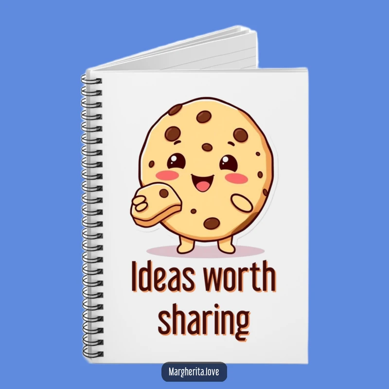 Funny Cookie Character Notebook - Journal for Sweet Ideas Gift