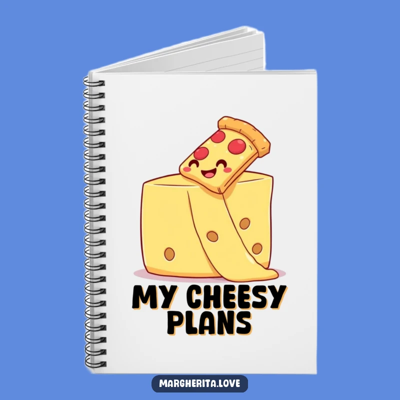 Funny Pizza Notebook: Cheesy Slide Journal - Delicious Stationery