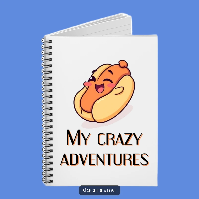 Funny Hot Dog Slide Notebook: Jot Down Fun Ideas with this Winking Wiener