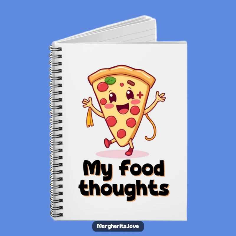 Funny Pizza Pasta Notebook: Foodie Notes, Gift for Writers