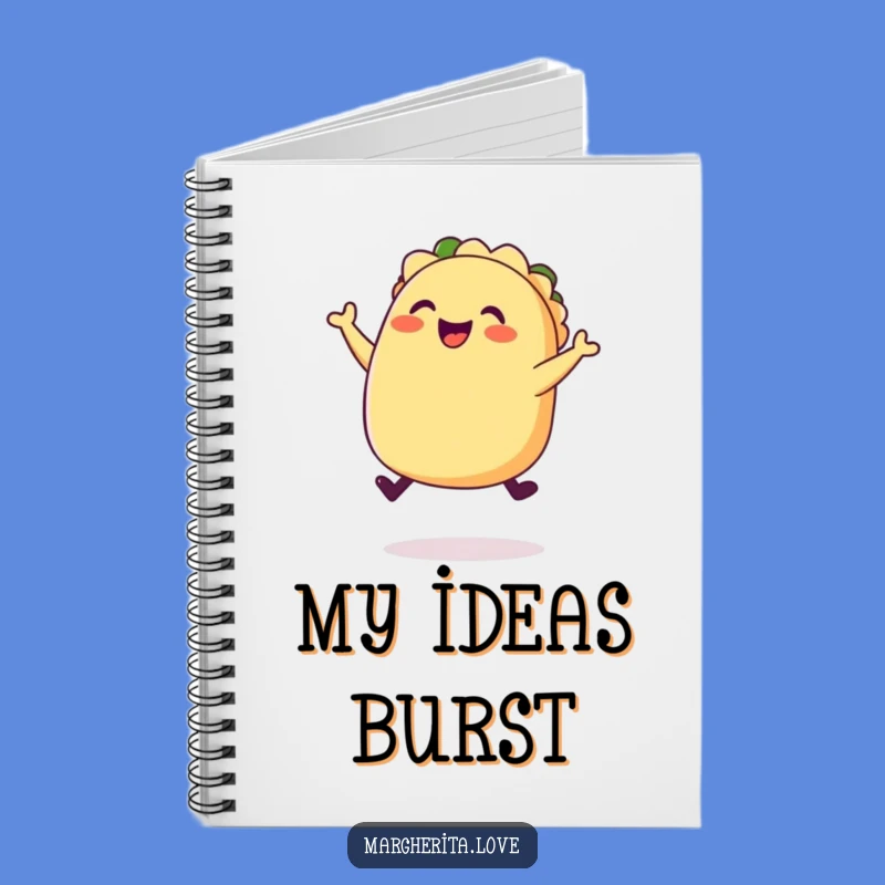 Funny Happy Taco Jump Notebook: Jot Down Your Fiesta Ideas!