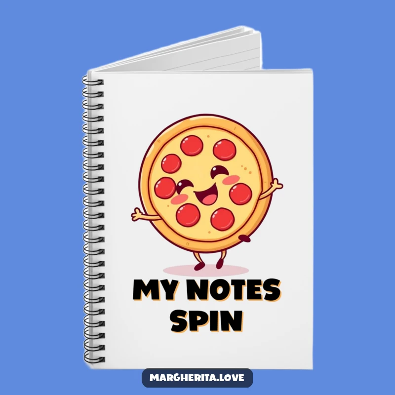 Funny Pizza Slice Cartwheel Notebook: Jot Down Your Delicious Ideas!