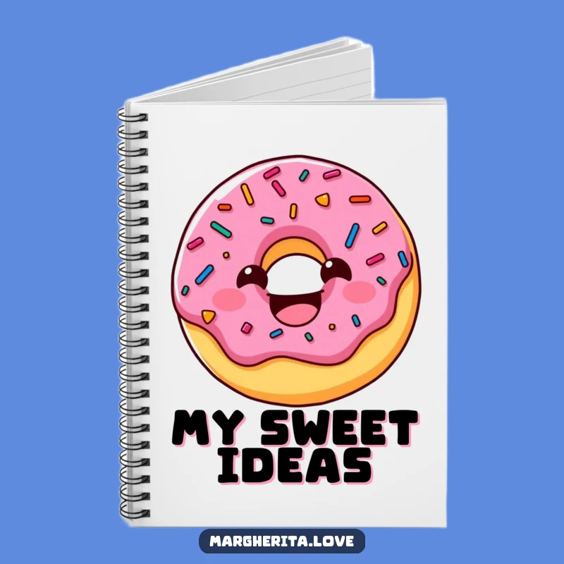 Funny Donut Notebook: Sprinkled Character Journal, Hilarious Stationery for Ideas