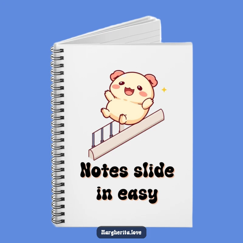 Funny Dumpling Sliding Notebook: Jot Down Ideas with Joy