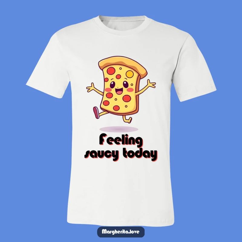 Funny Pizza Dance T-Shirt - Joyful Slice Tee for Party Lovers