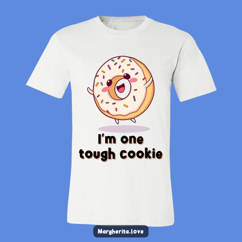 Funny Donut Cartwheel T-Shirt - Giggling Sprinkles Tee for Sweet Lovers