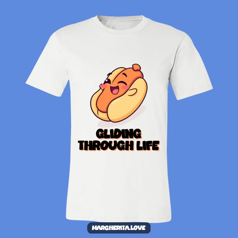 Funny Hot Dog Slide T-Shirt: Winking Wiener's Playground Adventure is a Great Gift