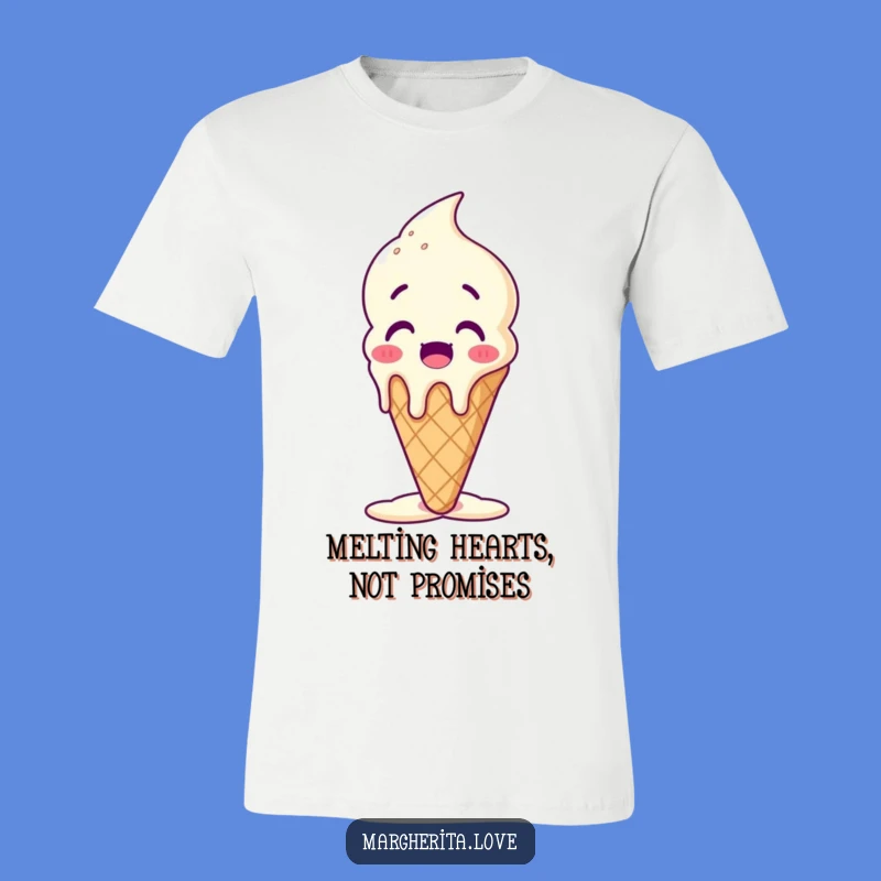 Funny Melting Ice Cream Cone T-Shirt: Wear Your Joyful Surprise