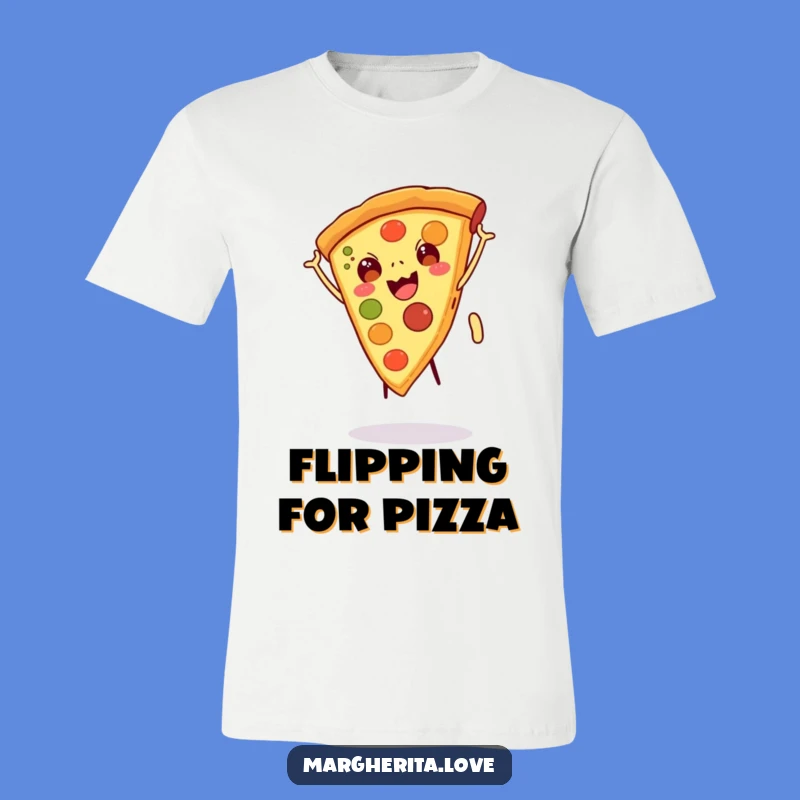 Funny Pizza Slice Cartwheel T-Shirt - Wear Your Love for Pizza!
