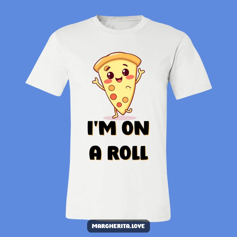 Funny Pizza Slice Dance T-Shirt: Wear Your Joy with This Hilarious Foodie Tee!