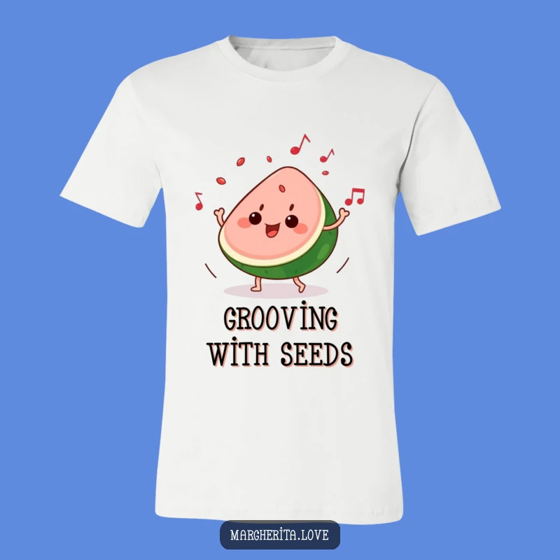 Funny Watermelon Music T-Shirt: Groovy Fruit's Funky Vibes are a Great Gift