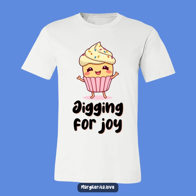 Funny Giggling Cupcake T-Shirt: Sprinkled Joyful Apparel Makes a Great Gift