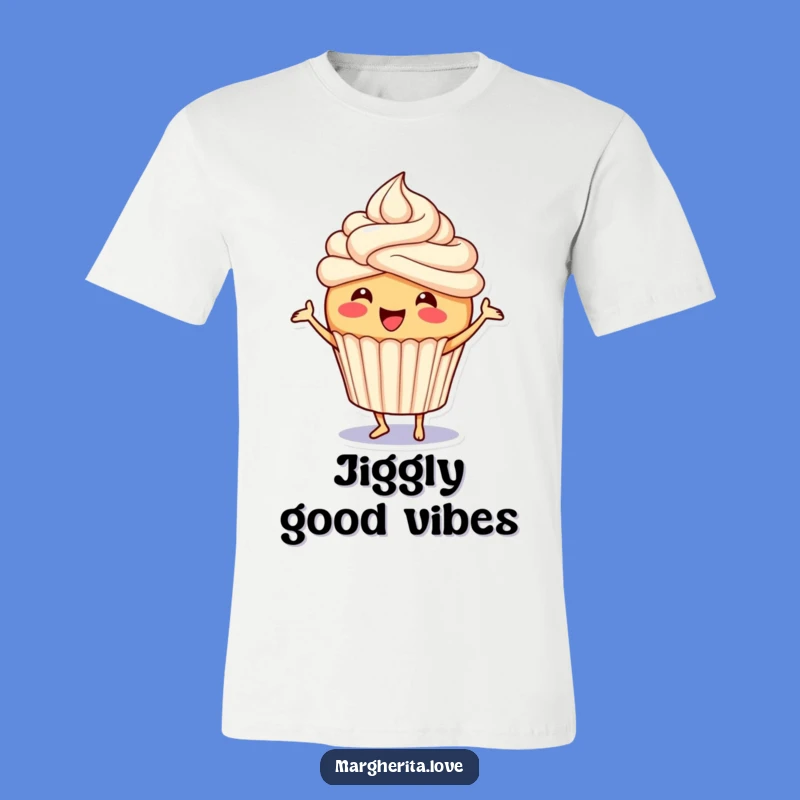Funny Cupcake T-Shirt: Dancing Frosting Character, Comfy Tee for Sweet Souls