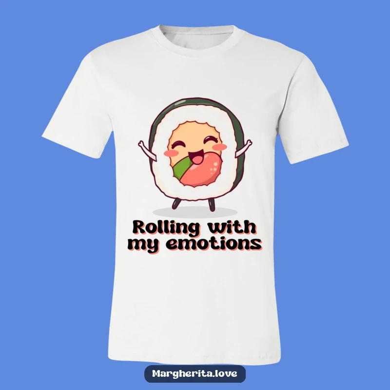 Funny Sushi Roll Dance T-Shirt: Wearable Humor for Food Lovers