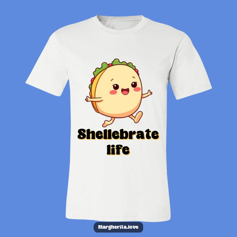 Funny Taco Jump T-Shirt: Celebrate Life with This Hilarious and Energetic Foodie Tee!