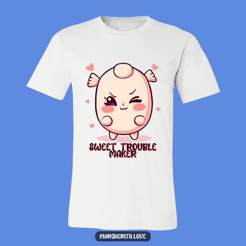 Funny Candy T-Shirt: Show off your playful side with a winking candy!
