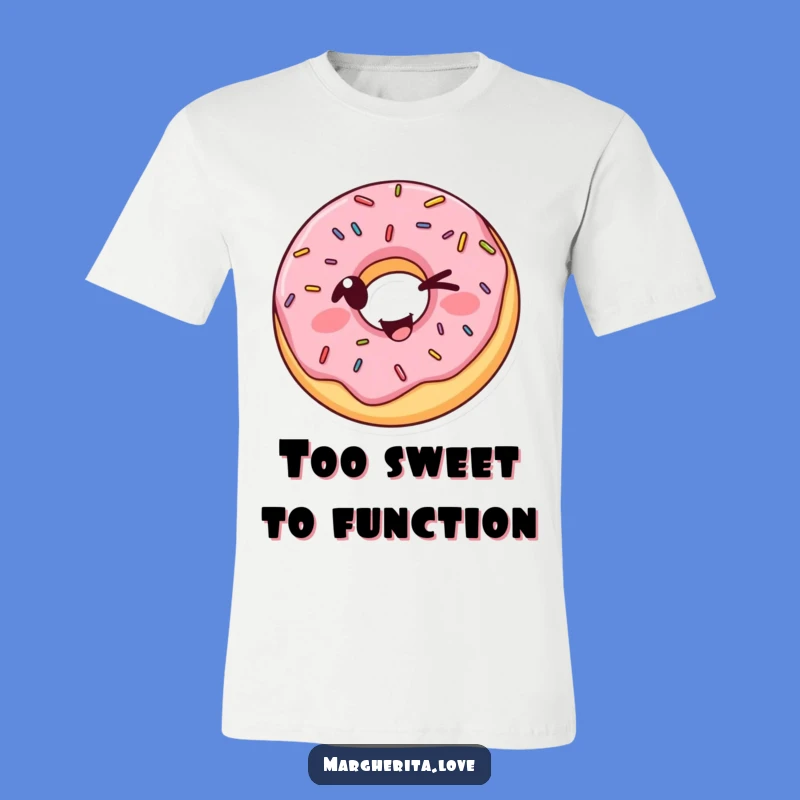 Funny Winking Donut T-Shirt: Silly Sprinkled Treat Tee, Perfect Humorous Gift