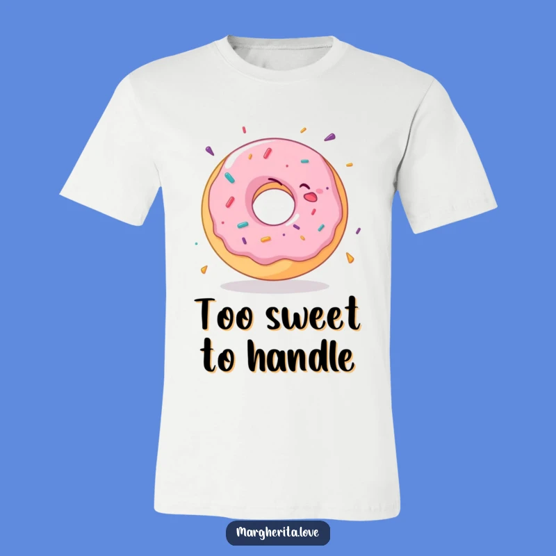 Funny Donut T-Shirt: Express pure joy with our delightful spinning donut tee!