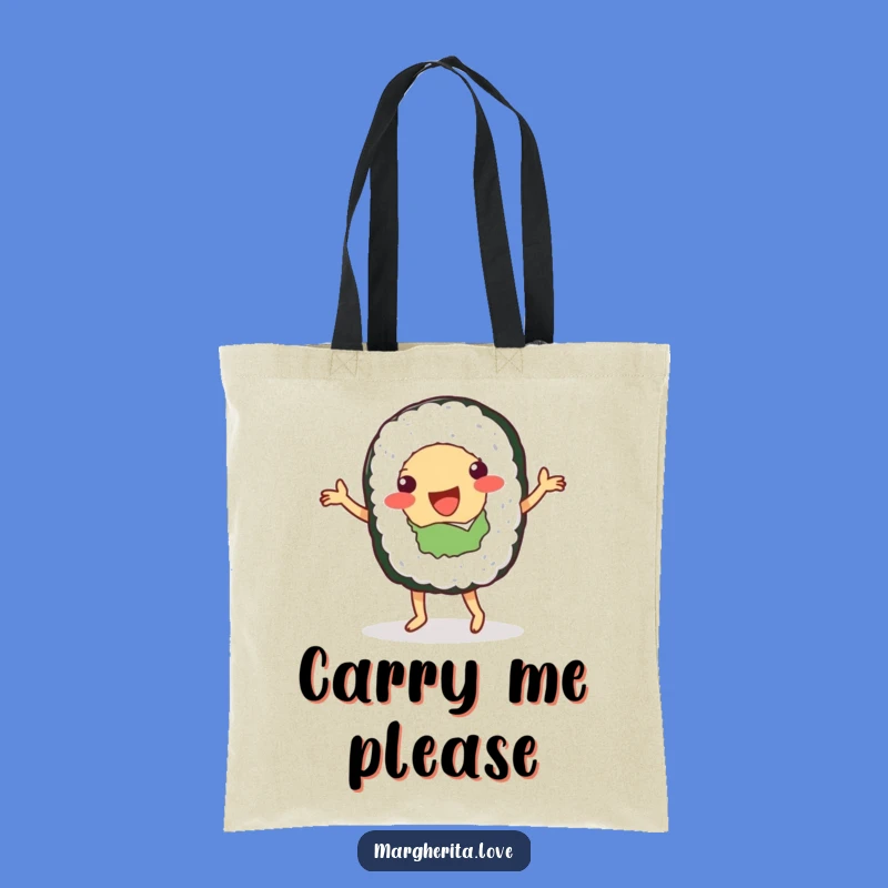 Funny Sushi Dancer Tote Bag - Stylish & Humorous Accessory