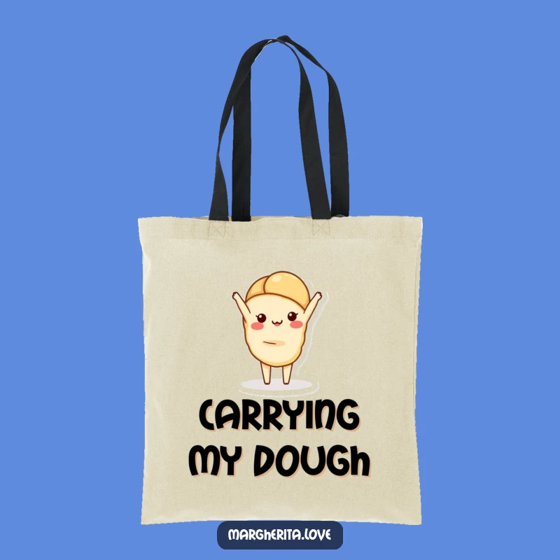 Funny Croissant Handstand Tote Bag: Carry Your Essentials with Flair