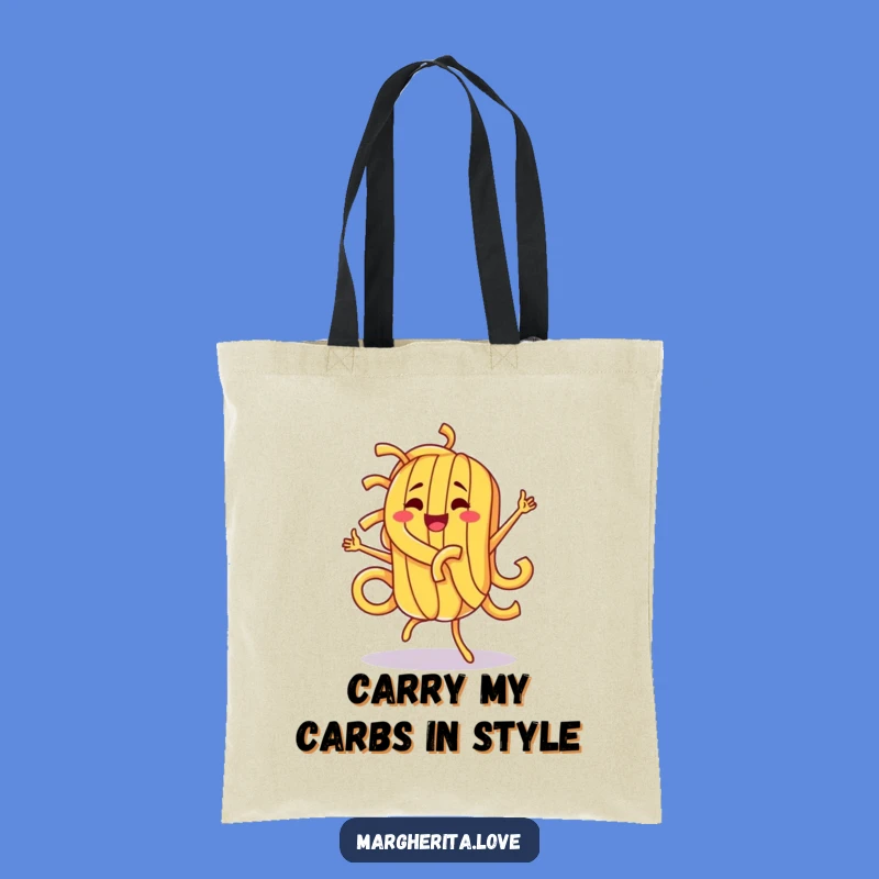 Funny Pasta Dance Tote Bag: Carry Your Laughs and Groceries