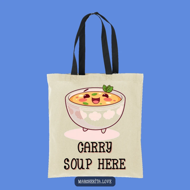 Funny Soup Skip Tote Bag: Carry Your Comfort with This Stylish Foodie Accessory!