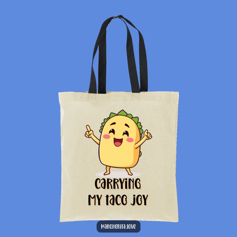 Funny Taco Victory Dance Tote Bag - Carry Your Fiesta Fun!