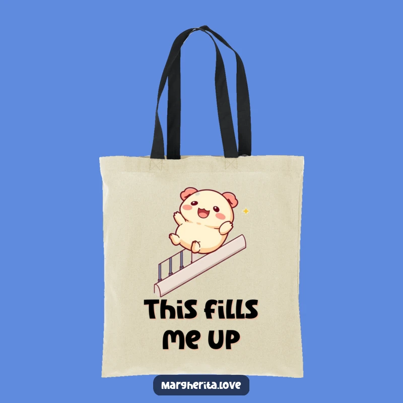 Funny Dumpling Sliding Tote Bag: Carry Your Fun Everywhere!